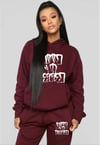 40% off!!! Tattd&Blessed Burgundy Hoodie!!!