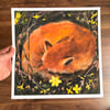 Sleepy Fox - Archive Quality Print