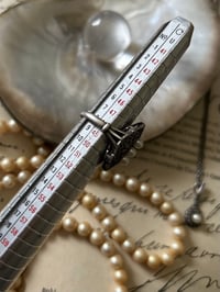 Image 4 of Bague en argent massif et perles, taille 48. vintage