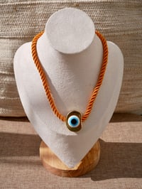Istanbul Eye Necklace ~ Orange
