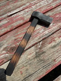 Image 3 of 2.5lb wrought/1045 dog head hammer