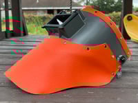 Image 1 of Orange leather fibre-metal Tigerhood 