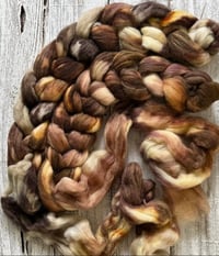 Image 1 of Roasted Chestnut Mini-Fade Kit, on Delight: 50% Alpaca, 50% fine SW Merino