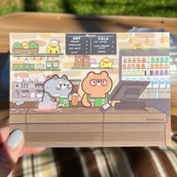 Bobs Cafe A6 Art Print 