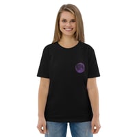 Image 2 of Purple Moon Unisex Organic Cotton T-shirt