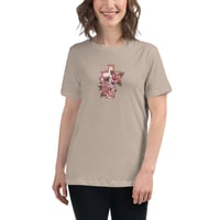 Image 5 of Jesus Loves Me & My Tattoos (pink lettering)  - Women's Relaxed T-Shirt