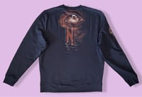 Image 2 of “GET STONED” BLEACH PAINTED SWEATSHIRT LARGE