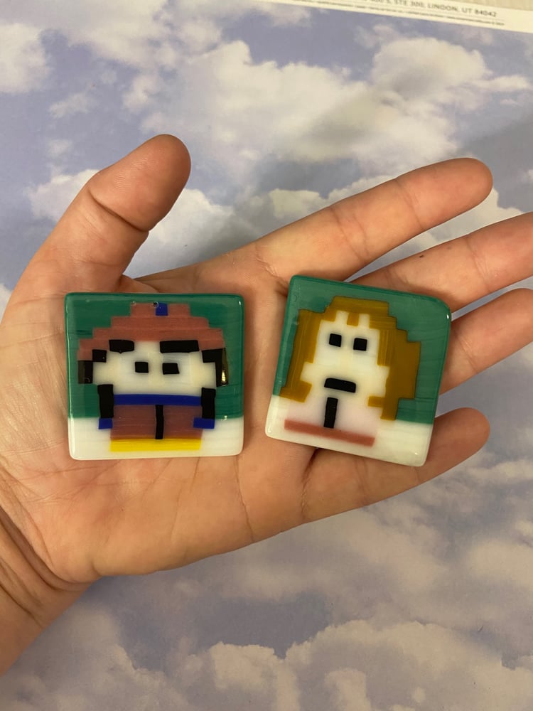 Image of Set of 2 South Park Murrine Slices