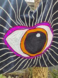 Image 6 of  Wanderlust - Velvet oversized tote bag BLACK