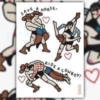 “RIDE A COWBOY" A4 PRINT