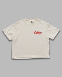 Image 2 of Women's Cropped Fightins 'Homefield' Shirt (Cream)