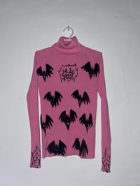 Image 2 of Bats Pink Jumper