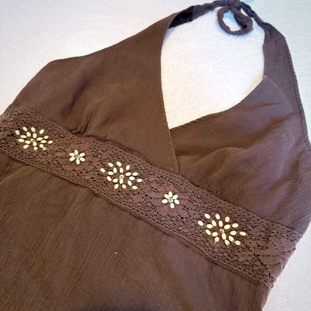 Image of Robbie Bee Halter Top (M)