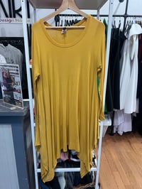 Mustard oversize top