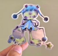 techno bunny sticker 