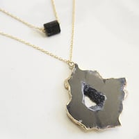Image 2 of Black Agate and Tourmaline Necklaces