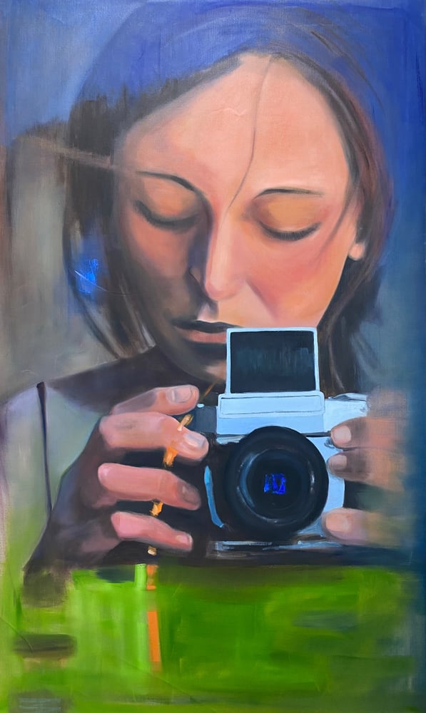 Image of Solitude traveller Oil on canvas