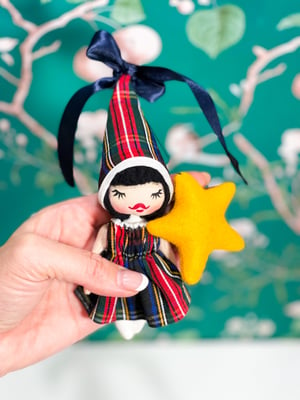 Image of ORNAMENT ELF ART DOLL #7