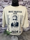 Bad Bunny Most Wanted Tour Shirt