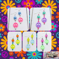 Image 1 of Happy Hippy Retro Earrings