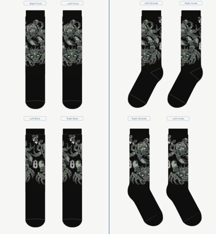 “Ankle Biters” Deadlift Socks