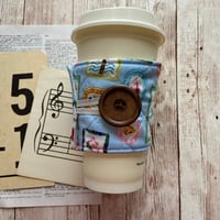Image 2 of “Beach Vibes” Quilted Hot/Cold Cup Cozy
