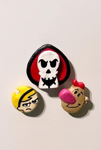 Grim adventures of Billy & Mandy magnet set 