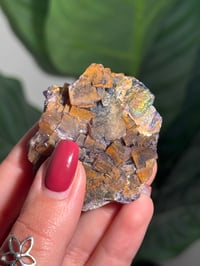 Image 2 of NATURAL RAINBOW IRIDESCENT CUBIC FLUORITE -CHINA- P
