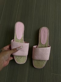 Image 1 of pink Tory sandals (sz 8)