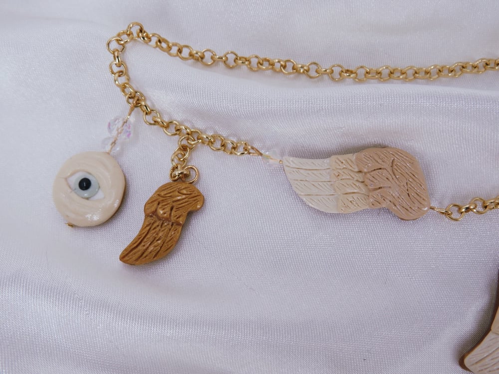 Image of Deconstructed Biblically Accurate Angel Necklace 