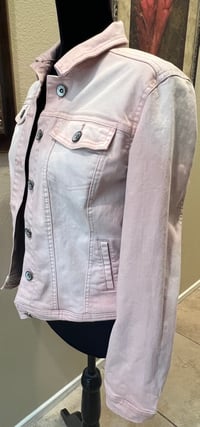 Image 2 of Vintage Acidwash Pink Denim Jacket Grateful Dead