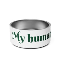 Image 3 of Pet bowl - My human is a Grier Girl