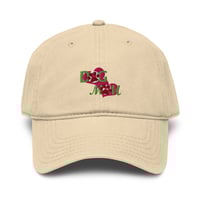 Image 4 of "Dog Mom" Garment washed baseball cap