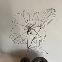 Image 5 of Wire Lily Sculpture