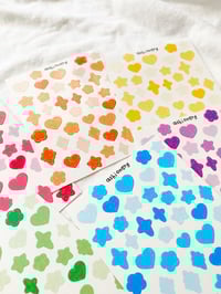 Image 3 of Holo glitter little accent stickers