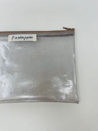 Image 8 of *NEW CO* Pochette transparentes pailletée fermeture colorées (format livre) 2