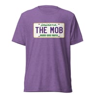 Image 2 of The Mob Louisiana License Plate  (Mardi Gras Mafia) Short sleeve t-shirt