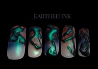 Image 2 of EARTHED INK PRESS-ON NAIL WEAR SET - MADE TO ORDER