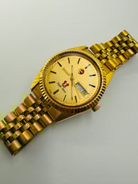 Image 3 of Rado Purple Horse Day Date Gold Dial Gold Plated Automatic Men’s Watch