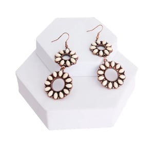 Image of Crave Beaded Circle Earrings ll