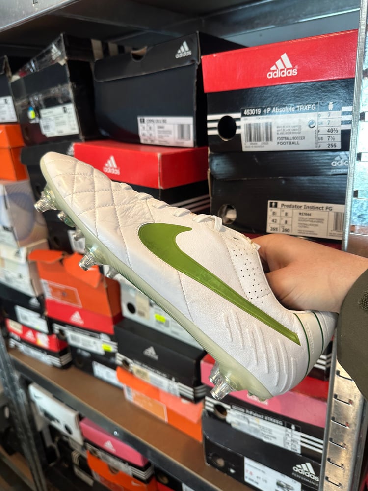 Image of Nike Tiempo IV WHITE GREEN SG