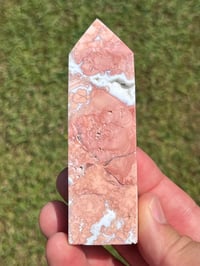 Image 1 of Pink Petal Agate Tower #2464