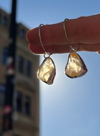 Image 5 of Glowing Citrine Hoops