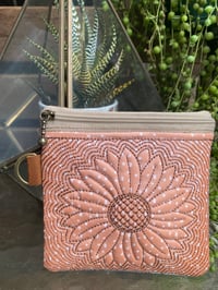 Sunflower Zipper Purse