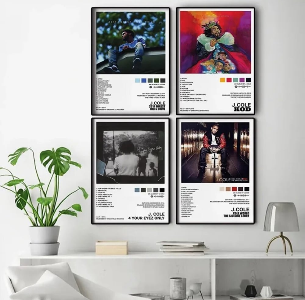 J.Cole Album Posters