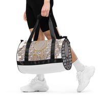 Up The Wall All-over print gym bag