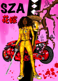 Image 1 of SZA Kill Bill (Sakura Edition)