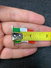Image 3 of Mexico Waving Flag Enamel Pin