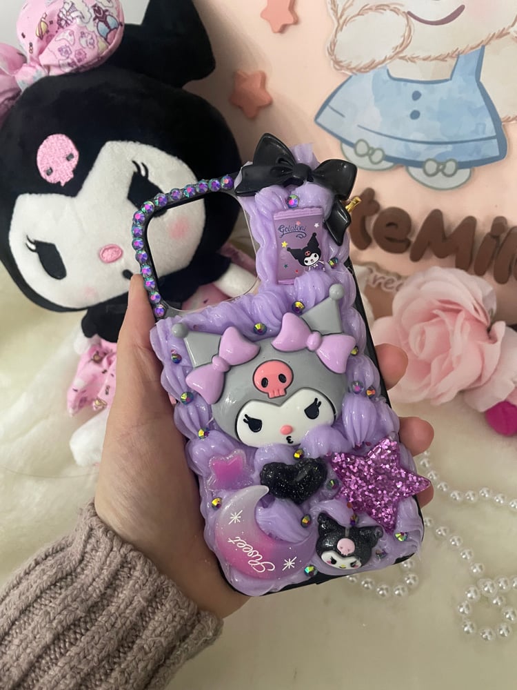 kuromi purple decoden phonecase PM7