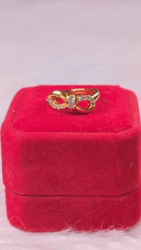 Image 2 of Infinity I_Adjustable American Diamond Ring
